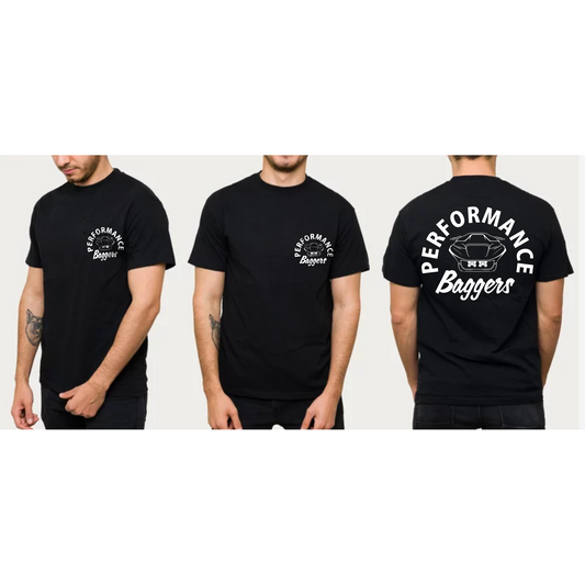 PERFORMANCE BAGGER - SHORT SLEEVE BLACK